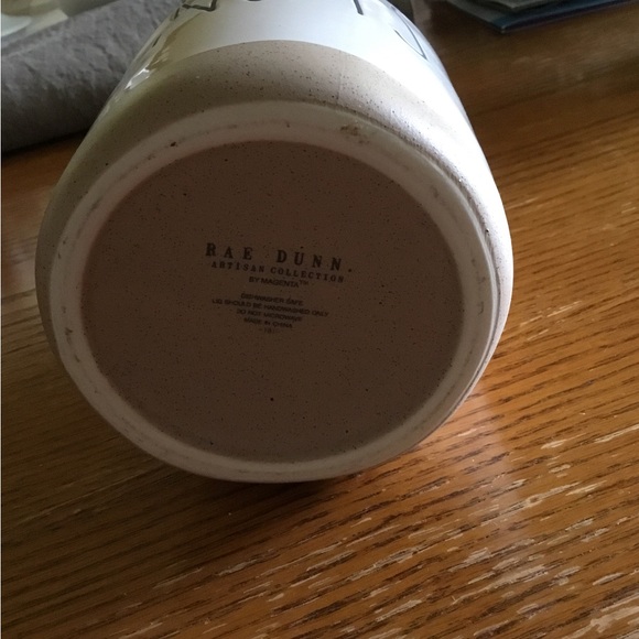 Rae Dunn Nuts Ceramic Canister with Tan Bottom - Picture 4 of 4